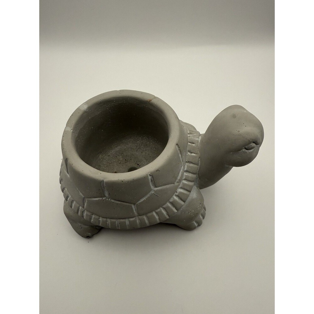 Turtle Cement Planter